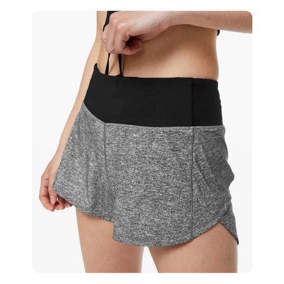 ★ Lululemon Speed Up Short Long Updated Fit - Heather Lux Multi Black ★ - Picture 10 of 17